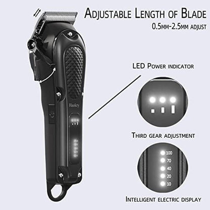 Premium Cordless Hair Clippers for Men – Close-up Detail