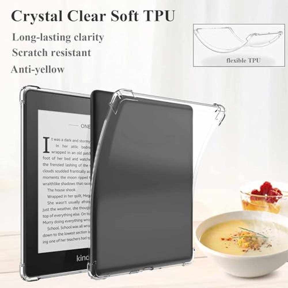 Clear Case: UUcovers Slim Soft TPU Shockproof Gel Silicone – Close-up Detail