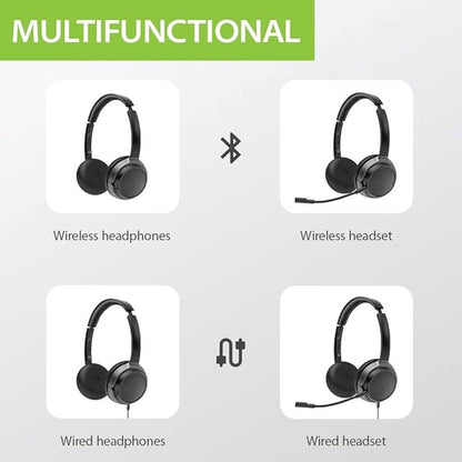 Avantree Alto Clair 2: Multifunctional Bluetooth Headphones – Side View