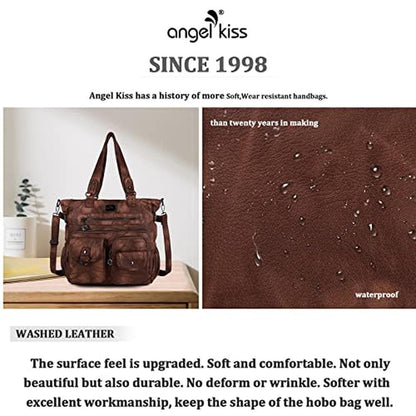 Handbag Shoulder: Angelkiss Purses and Handbag for Women – Side View