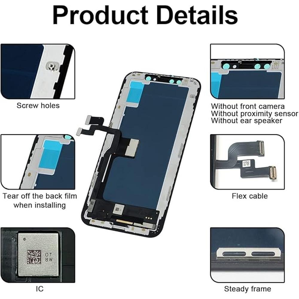 [NOT LCD] for iPhone Xs Screen Replacement OLED 5.8 inch – Packaging