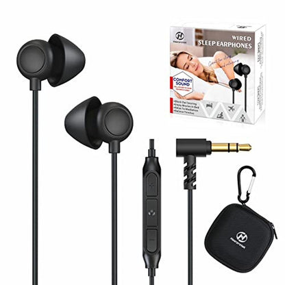 Hearprotek Sleep Earbuds: 2 Pairs Soft Comfortable In-Ear – Front View