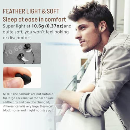 Hearprotek Sleep Earbuds: 2 Pairs Soft Comfortable In-Ear – Close-up Detail