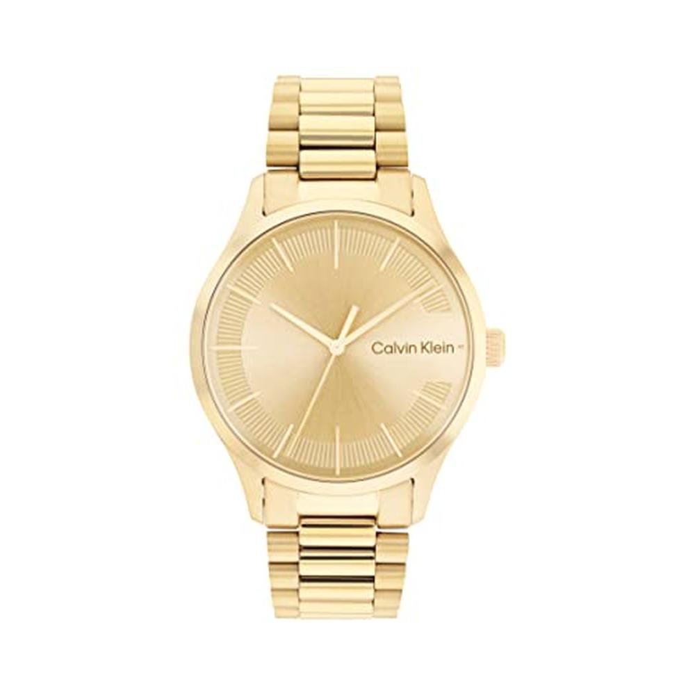 Timeless Elegance: Calvin Klein Iconic Men's Quartz Watch – Front View