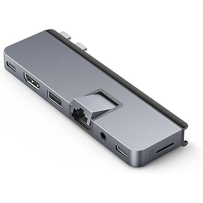 Hub Adapter: Hyper Drive Duo PRO 7-in-2 USB-C Hub Multiport – Side View