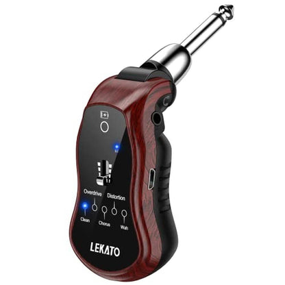 Guitar Headphone: LEKATO Micro Electric Guitar Headphone Amp – Front View