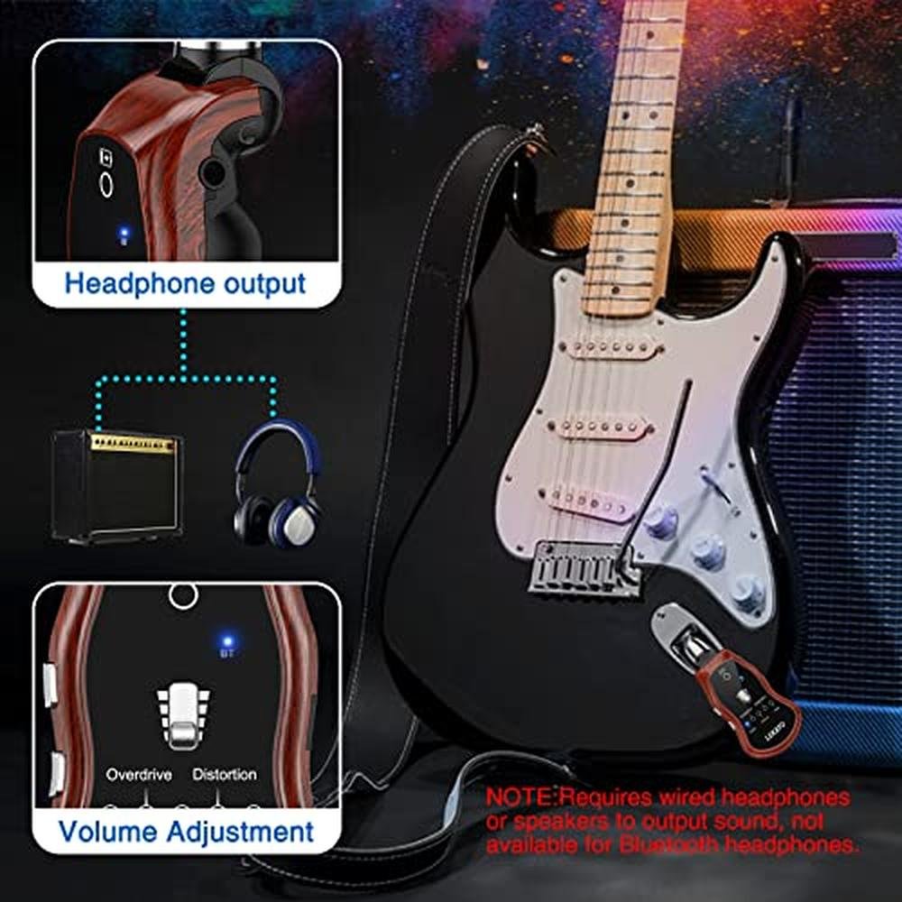 Guitar Headphone: LEKATO Micro Electric Guitar Headphone Amp – Packaging
