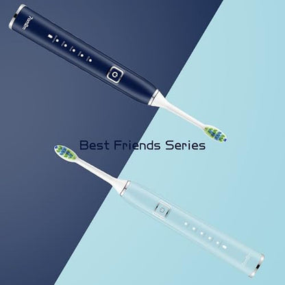 Sonic Electric Toothbrush 2 Pack Set for Adults – Close-up Detail