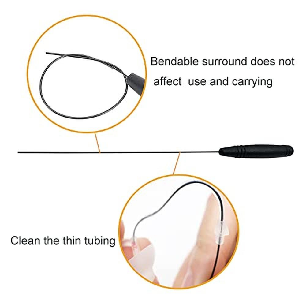 Hearing Aid Pieces: 12-Piece Cleaning Brush Kits with Wax – Packaging