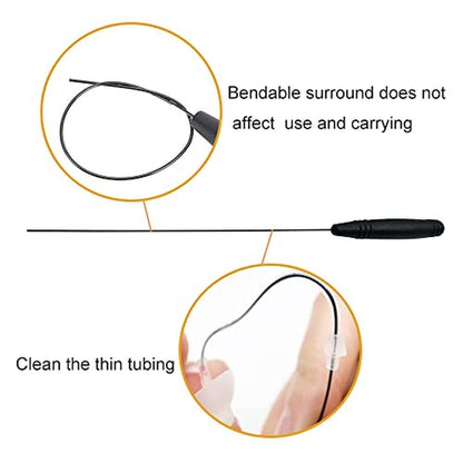 Hearing Aid Pieces: 12-Piece Cleaning Brush Kits with Wax – Packaging