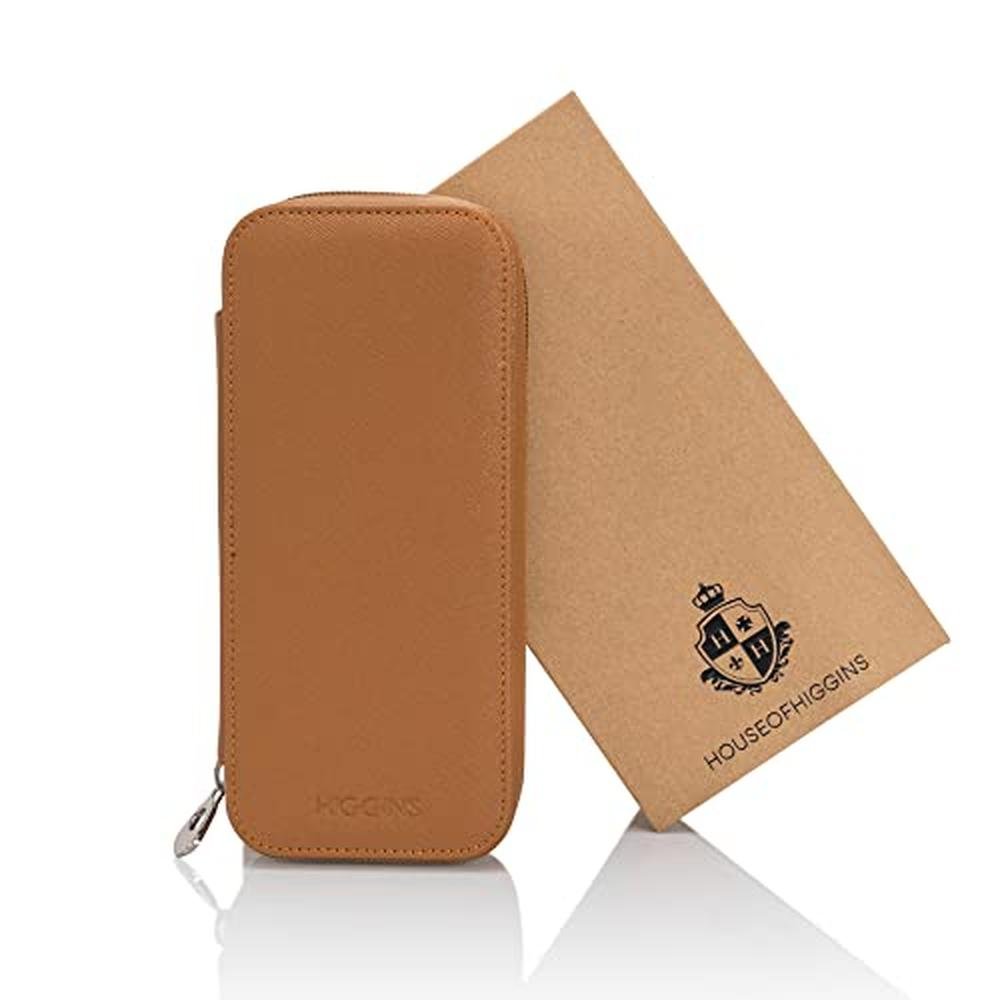 Watch Case: HOUSEOFHIGGINS Modern Leather Watch Case for Men – In Use