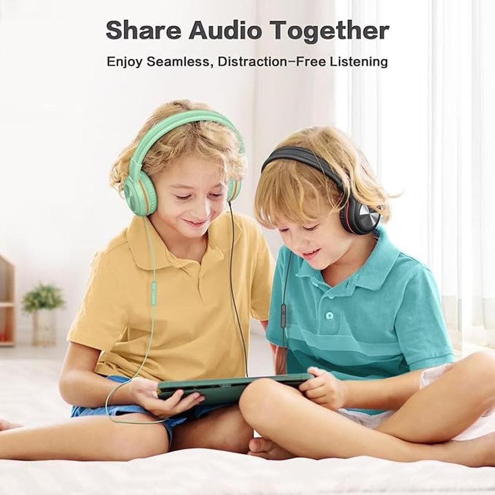 SIMOLIO 2 Pack Headphones for Laptop – In Use
