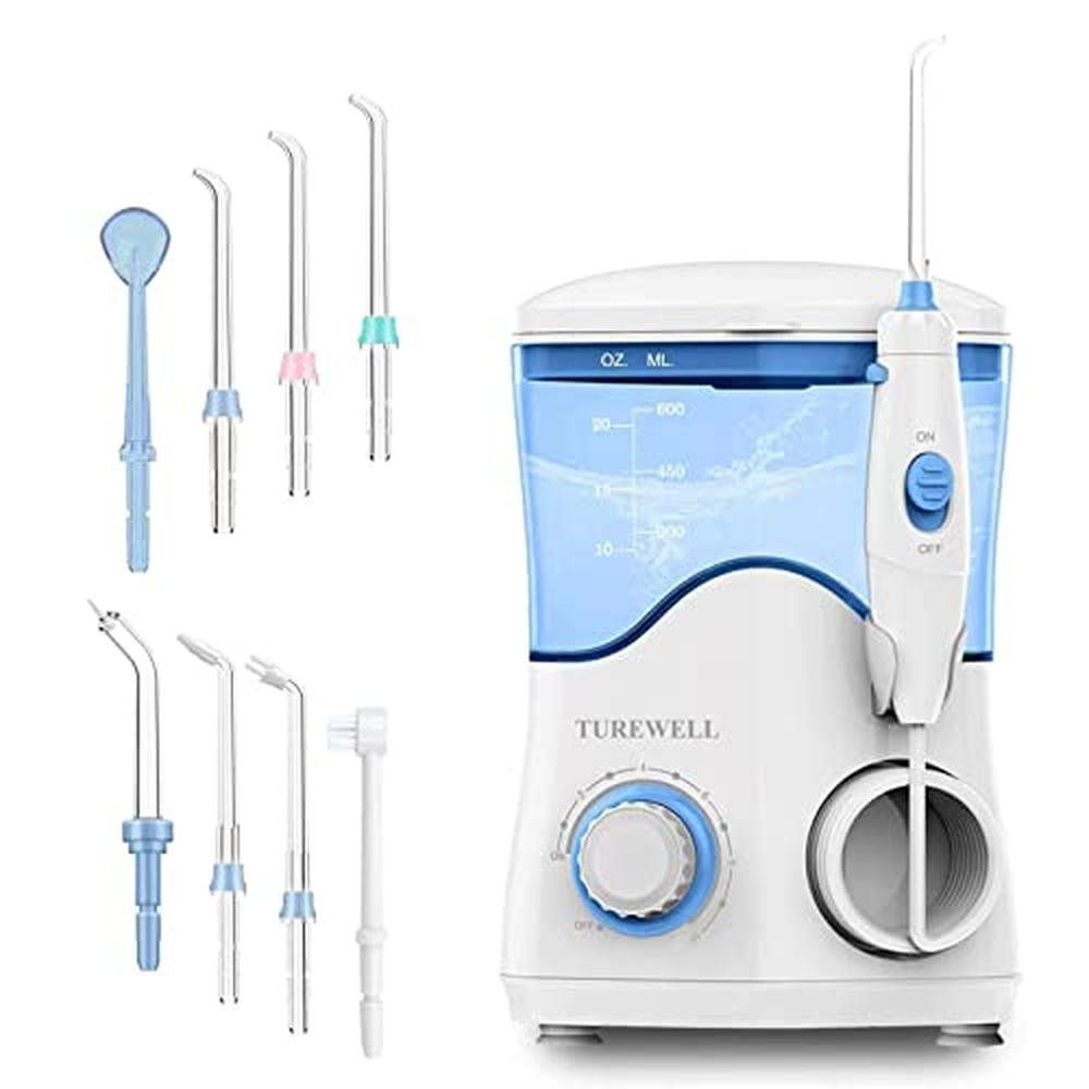 Water Dental Flosser: TUREWELL FC162 10 Pressure Levels – Front View