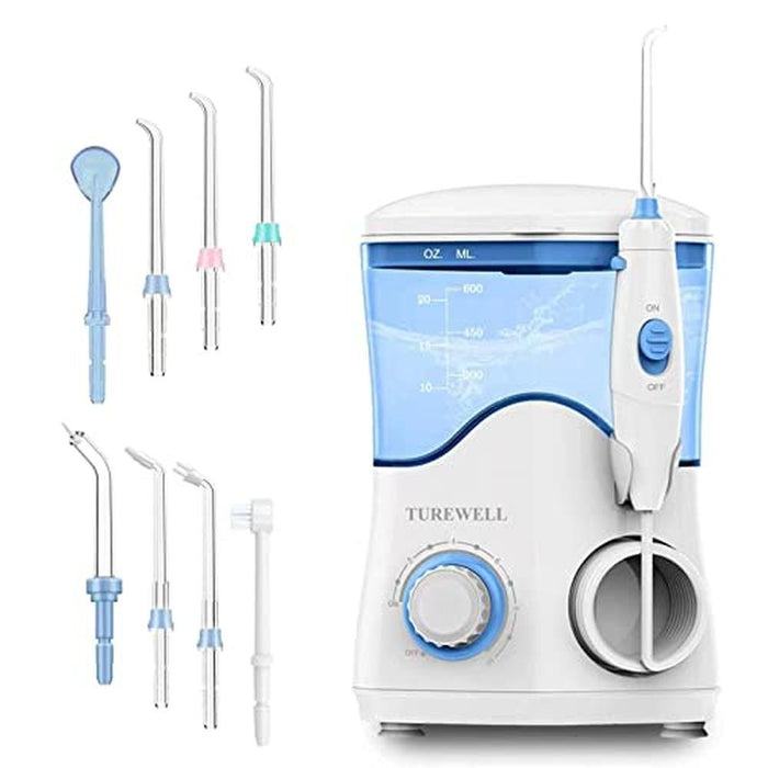 Water Dental Flosser: TUREWELL FC162 10 Pressure Levels – Front View