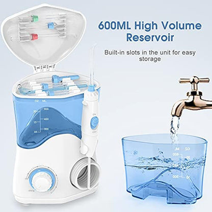 Water Dental Flosser: TUREWELL FC162 10 Pressure Levels – In Use