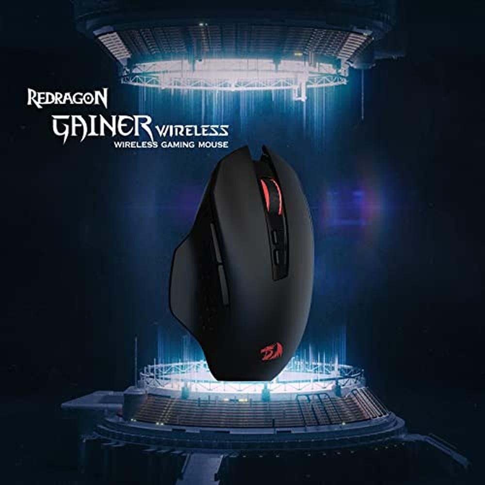 Redragon M656 Gainer Wireless Gaming Mouse – Side View