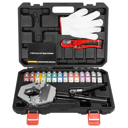 Hose Tool: REDLOONG Hydraulic Hose Crimper AC Crimping Tool – In Use