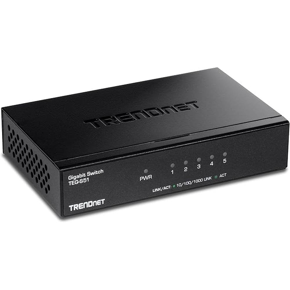 TRENDnet Gigabit Desktop Switch – Front View