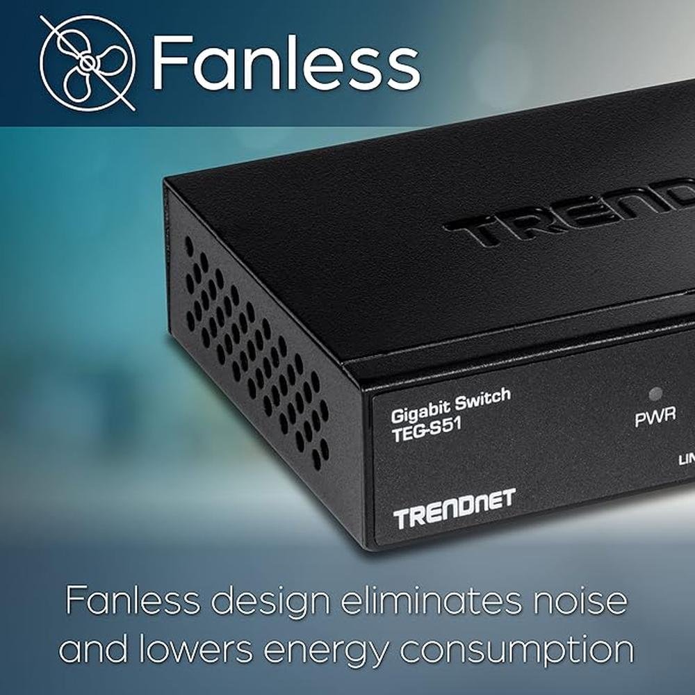TRENDnet Gigabit Desktop Switch – In Use