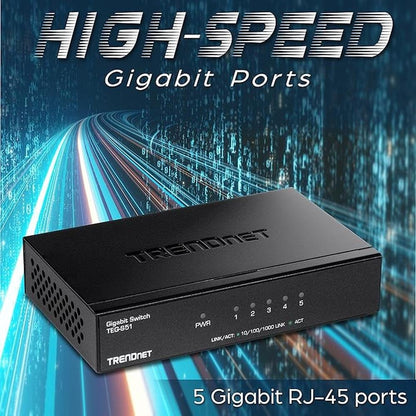 TRENDnet Gigabit Desktop Switch – Packaging