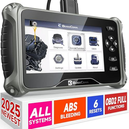 OBD2 Scanner All Systems: BOSSCOMM IF745 Car Code Reader – Front View