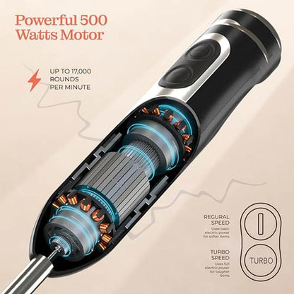 Powerful Immersion Blender: Electric Hand Blender 500 Watt – Packaging