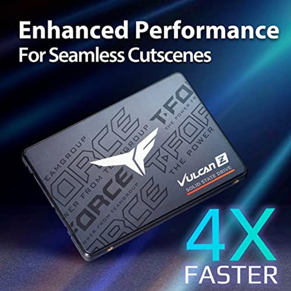 TEAMGROUP T-FORCE VULCAN Z 1TB SLC Cache 3D NAND TLC 2.5 – In Use