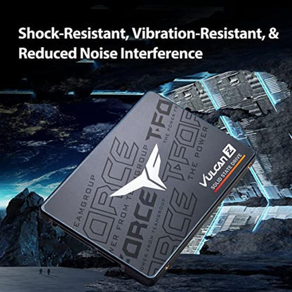 TEAMGROUP T-FORCE VULCAN Z 1TB SLC Cache 3D NAND TLC 2.5 – Packaging