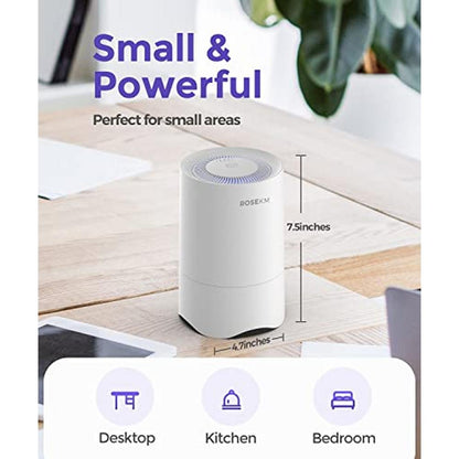Air Purifier: Rosekm Small HEPA Air Purifier for Home – Close-up Detail