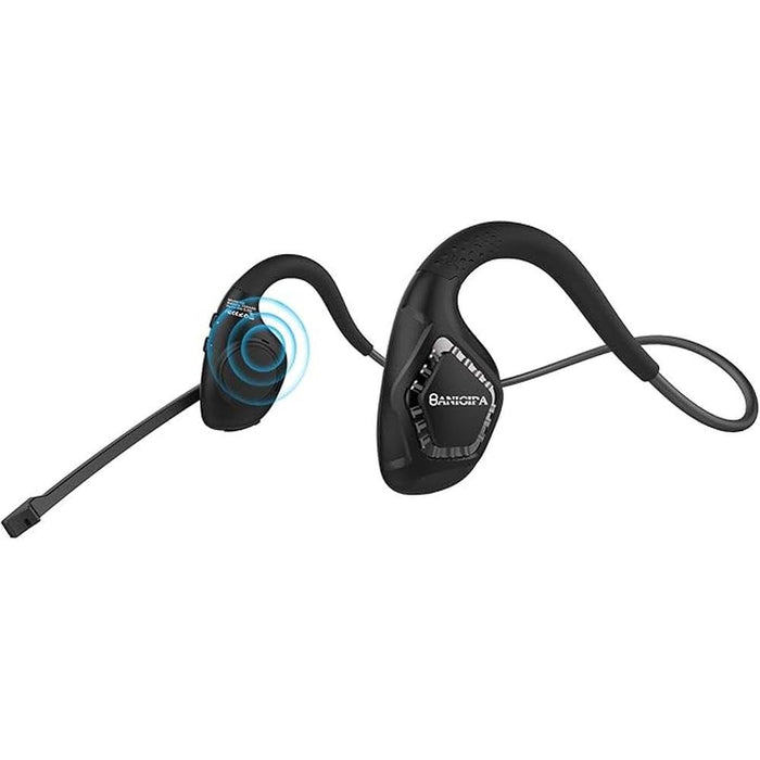 BANIGIPA Open Ear Headphones: Air Conduction Bluetooth – Front View