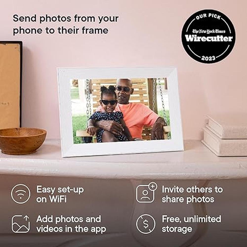 Aura Digital Frame: Carver WiFi Digital Picture Frame – Packaging