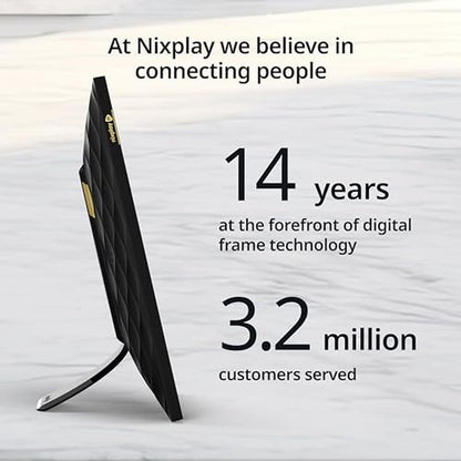 Digital Picture Frame: Nixplay AI-Enhanced 10.1 Inch HD – In Use