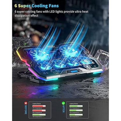 Laptop Keibn: KeiBn Upgrade Laptop Cooling Pad A13 RGB – Side View
