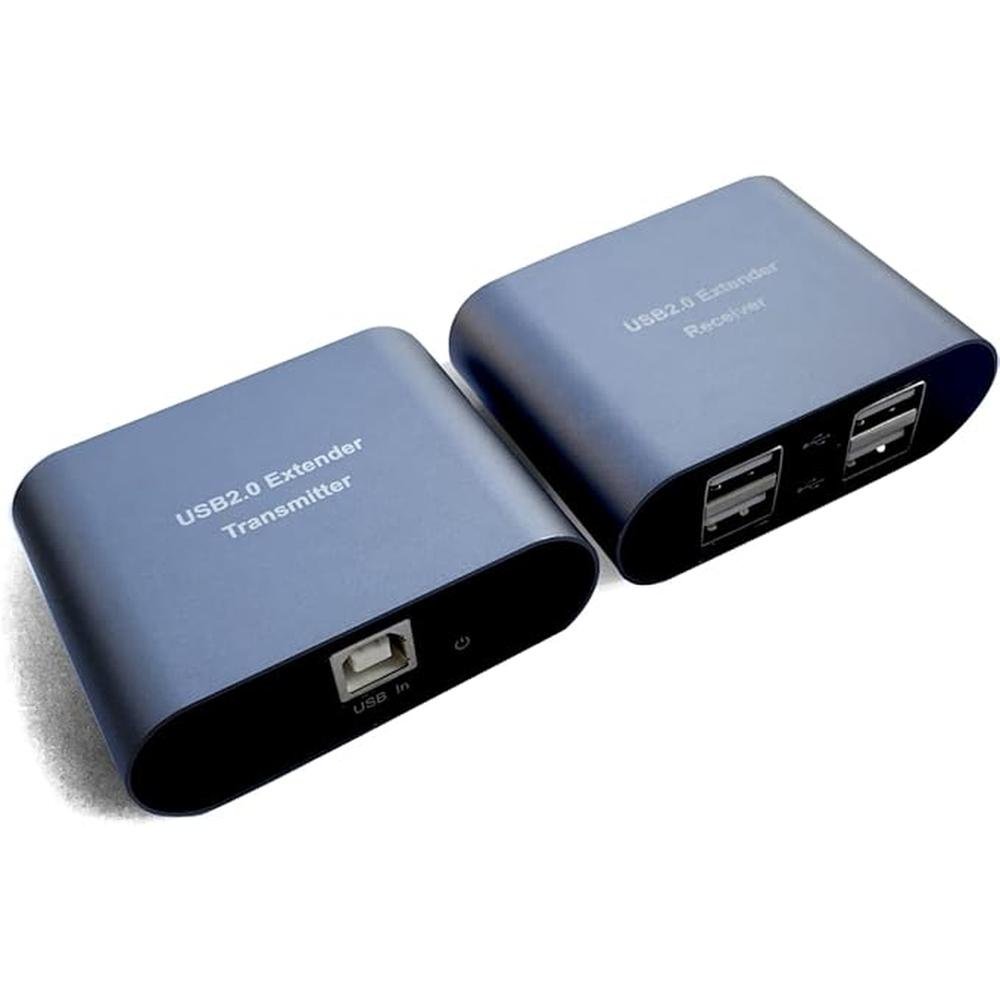 COMMFRONT Industrial USB Extender 4-Port Hub; Extends 250 – Front View