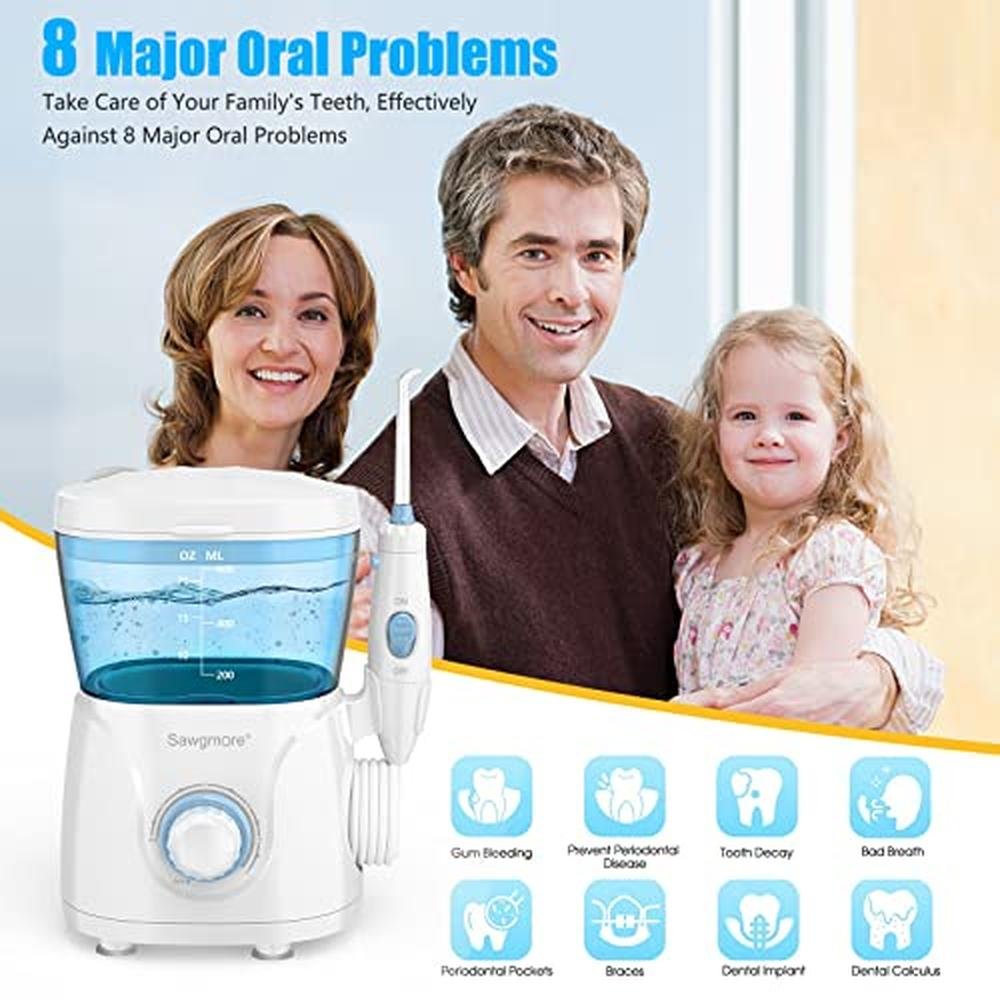 Teeth Sawgmore: Sawgmore FC166 Water Flosser for Teeth – Side View