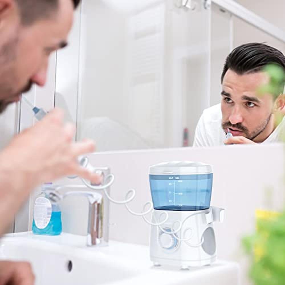 Teeth Sawgmore: Sawgmore FC166 Water Flosser for Teeth – Close-up Detail