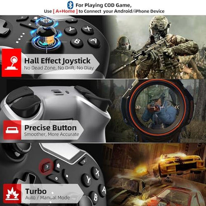 Premium Bluetooth Controller: Advanced 6-Axis Gyro – In Use