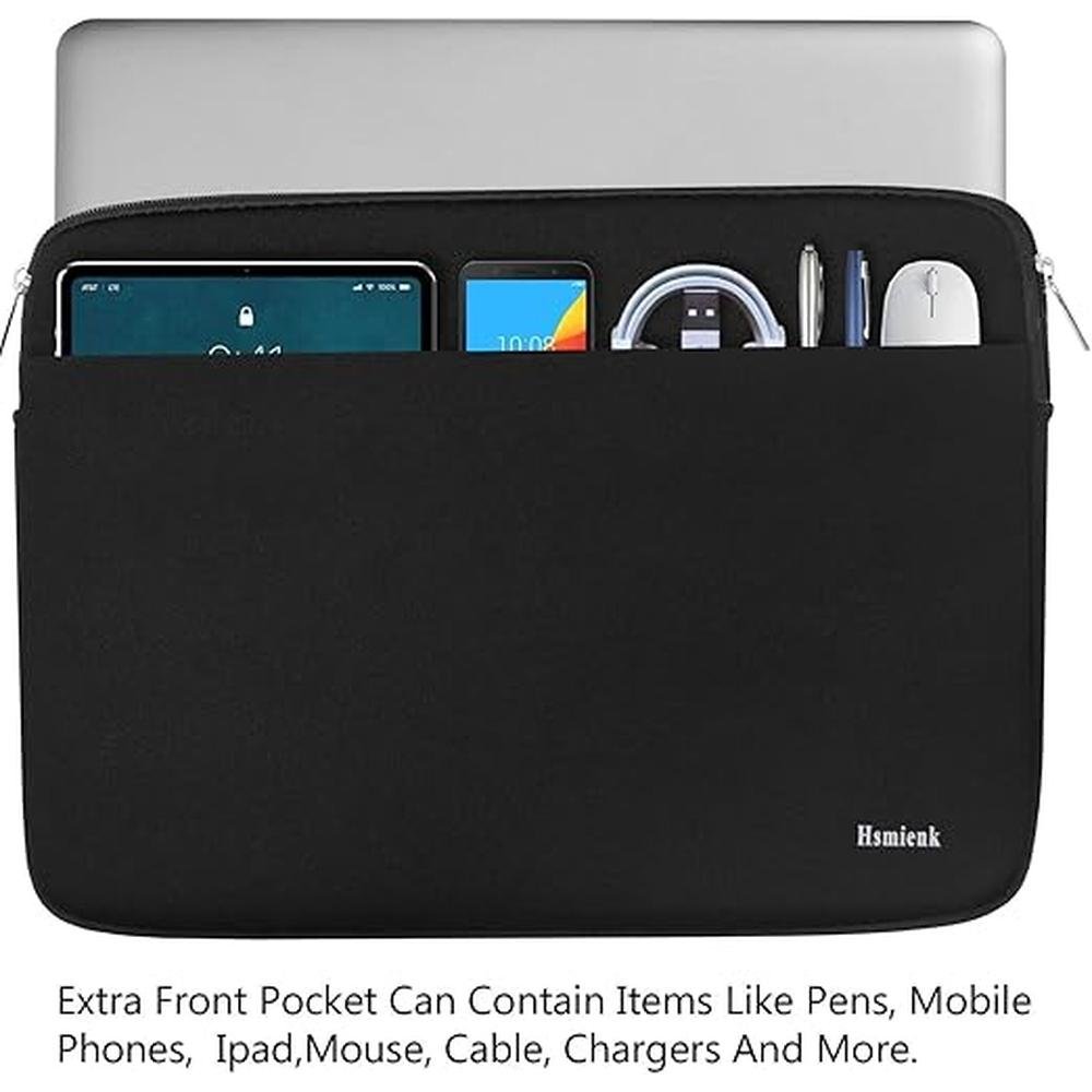 Laptop Case: Hsmienk 15.6 Inch Shockproof Protective – Side View