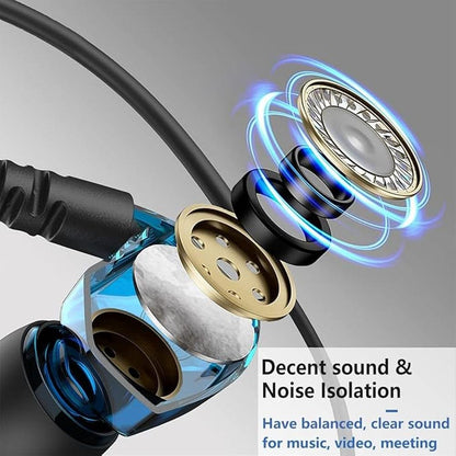 USB Earbuds with Microphone for PC Laptop – Packaging