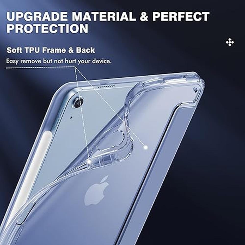 iPad Air Case: INFILAND Compatible 11 Inch M2 2024 Clear – Side View