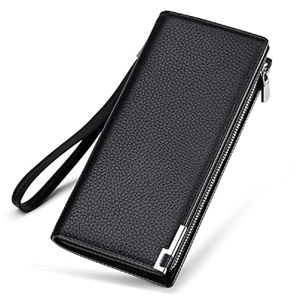 Wallet Vannanba: VANNANBA Long Wallet Genuine Leather – Front View