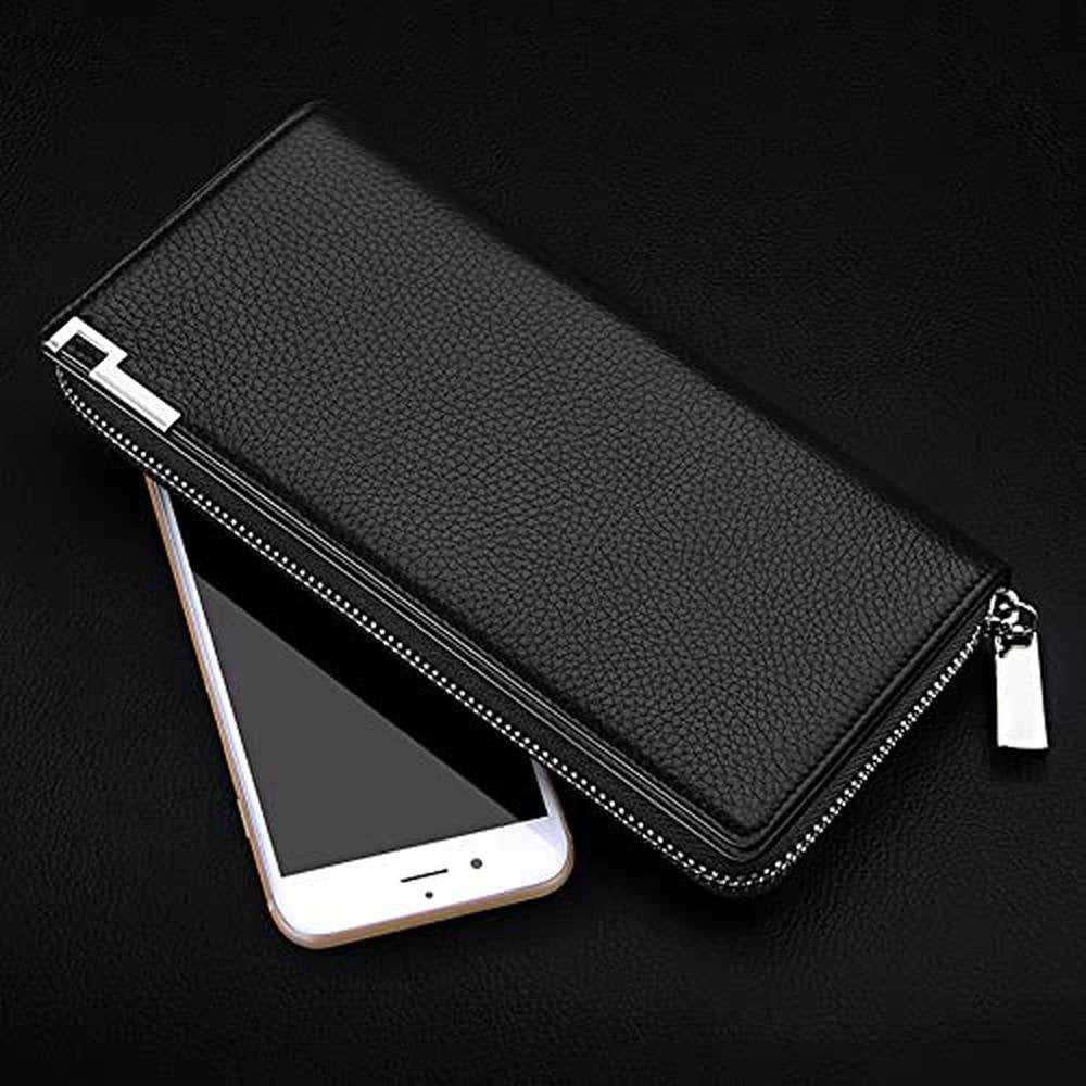 Wallet Vannanba: VANNANBA Long Wallet Genuine Leather – Close-up Detail