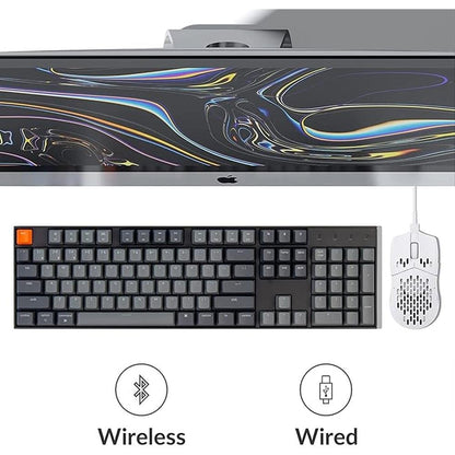 Keychron K10 Wireless Mechanical Gaming Keyboard – Side View