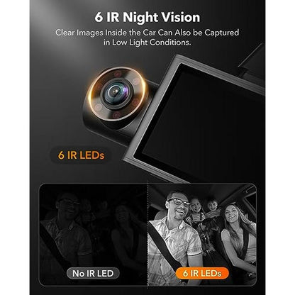 Dash Camera: WOLFBOX i07 3 Channel 4K Dash Cam Front and – In Use