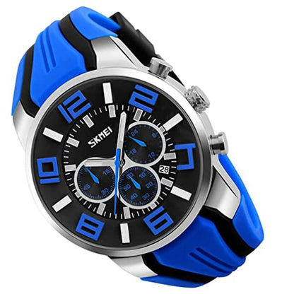 SKMEI Men's Watches: SKMEI G9128 Silicone Band Young – Front View