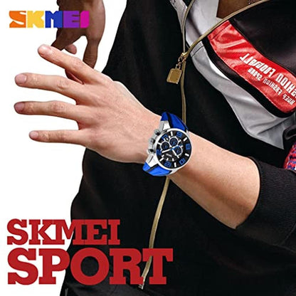 SKMEI Men's Watches: SKMEI G9128 Silicone Band Young – Side View