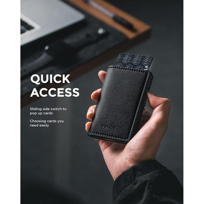 Cards Vulkit: Vulkit Minimalist Card Holder Wallet Pop-up – Side View