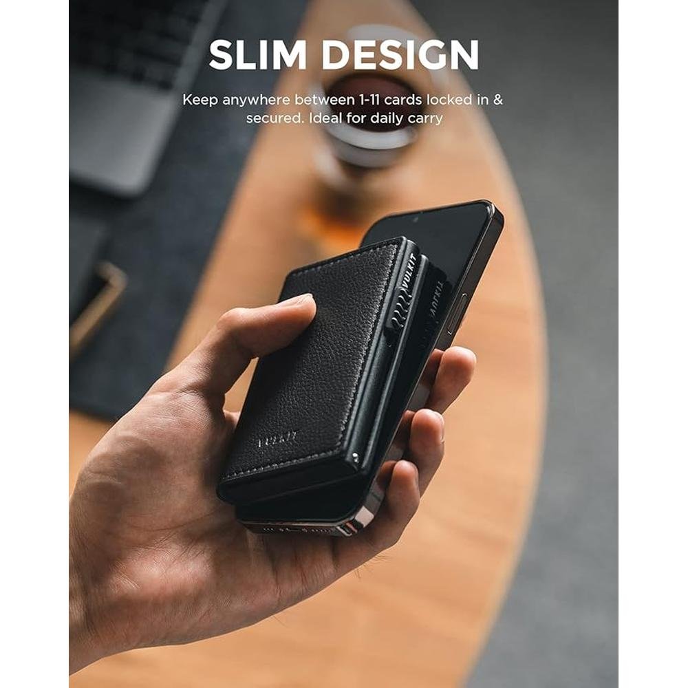 Cards Vulkit: Vulkit Minimalist Card Holder Wallet Pop-up – In Use