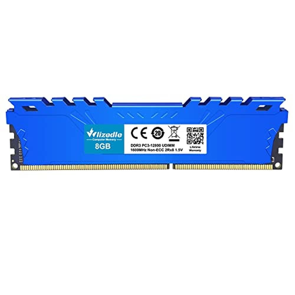 RAM Wlizedle: Wlizedle DDR3 16GB Kit 2x8GB 1600MHz CL11 – Side View