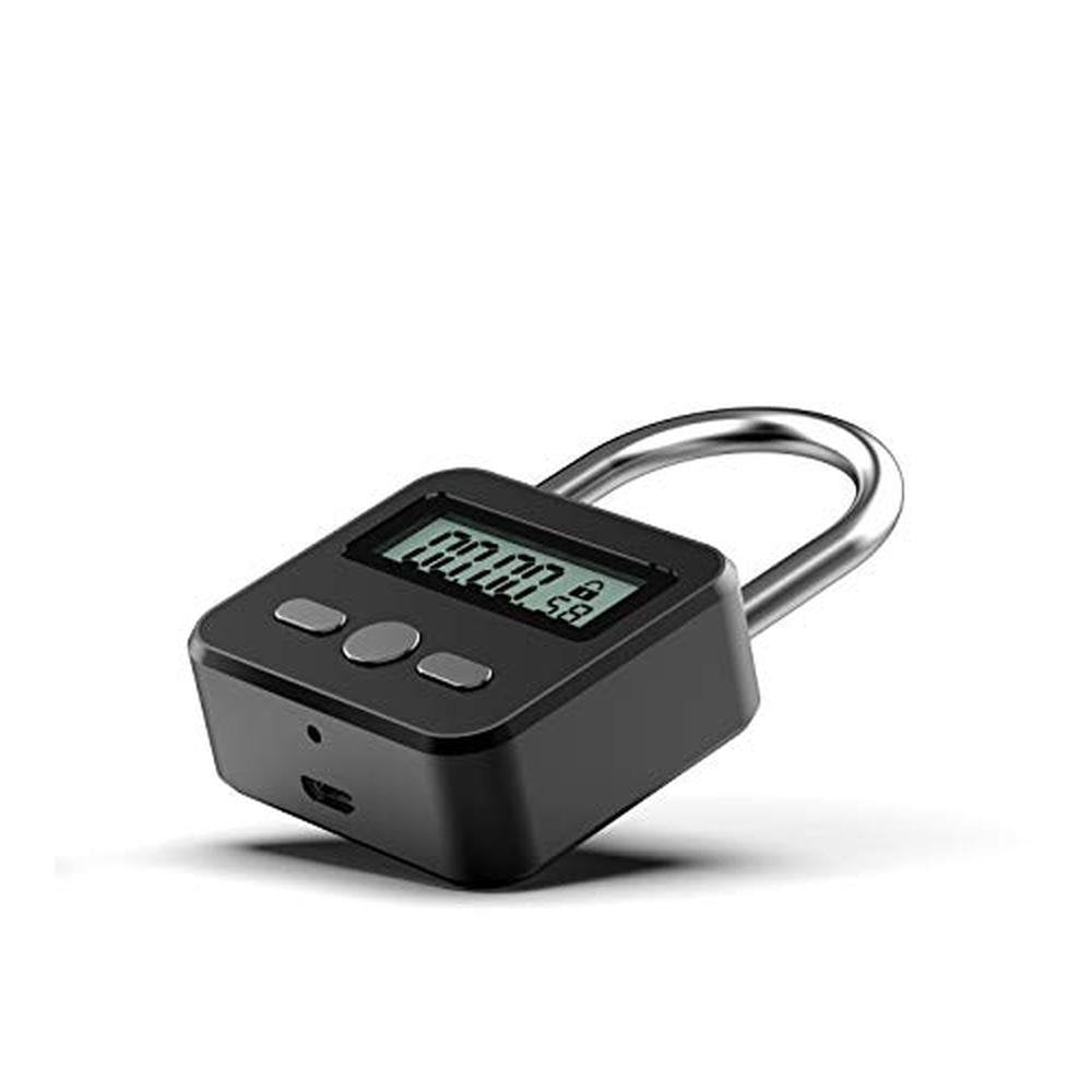 Advanced Time Management: Enajucy Metal Timer Lock – Side View